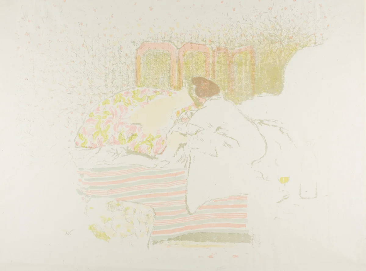 The Birth of Annette by Edouard Jean Vuillard, print, 1899