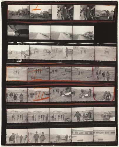 Guggenheim 371/Americans 35--U.S. 66, between Winslow and Flagstaff, Arizona by Robert Frank, photograph, 1955