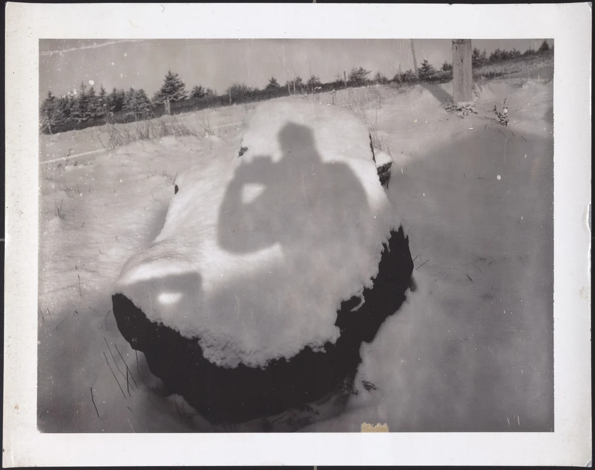 Winter, Mabou by Robert Frank, photograph, 1996