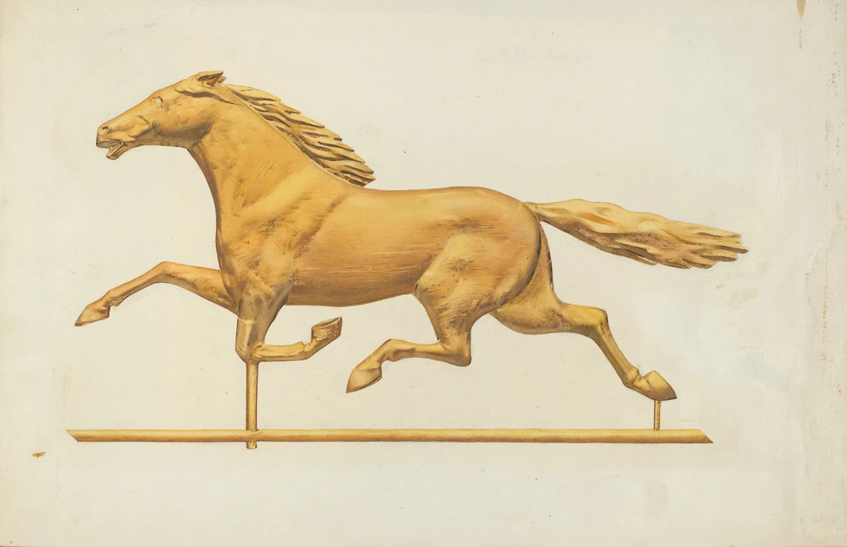 Weather Vane by Joseph Goldberg, index of american design, 1939
