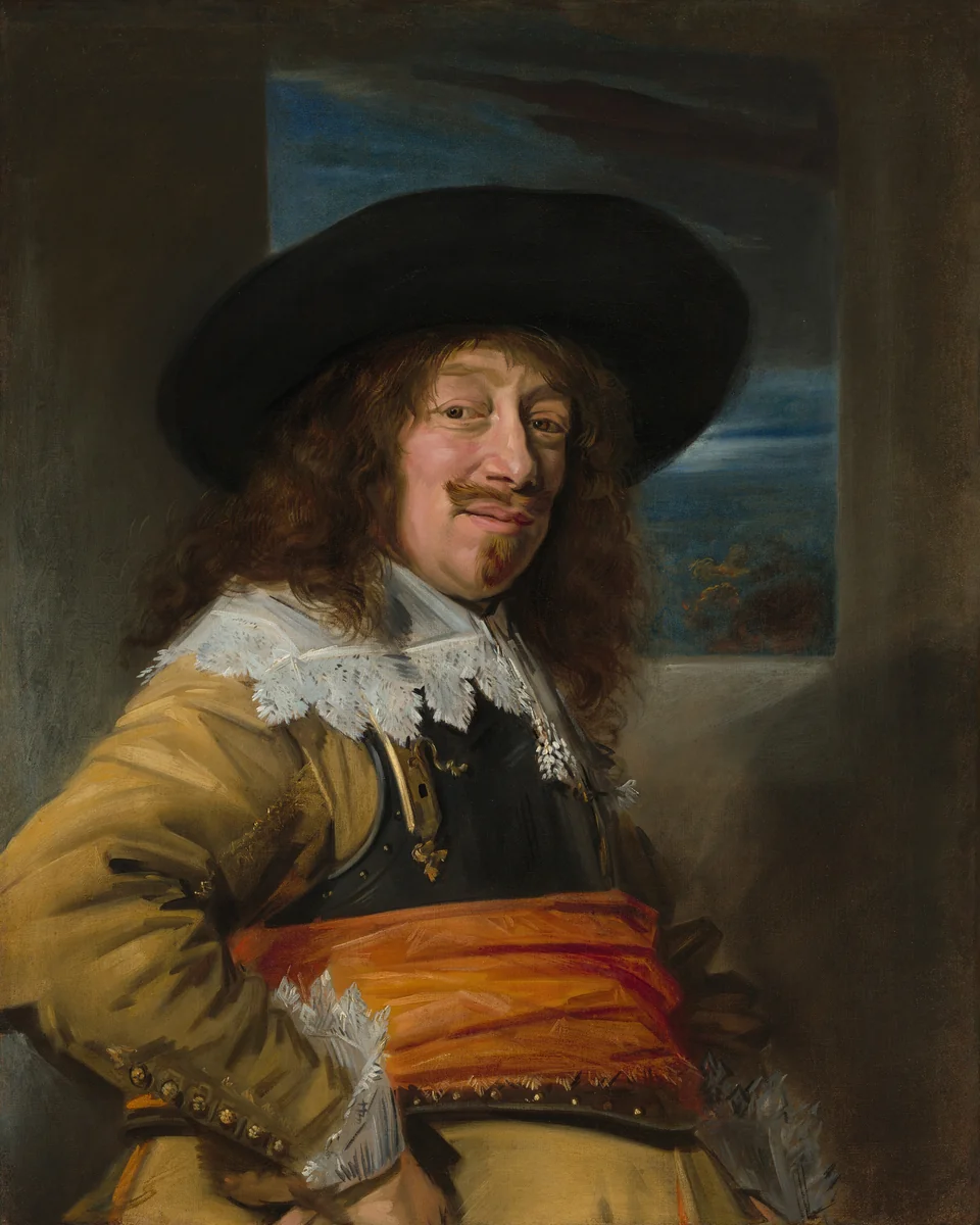 Portrait of a Member of the Haarlem Civic Guard by Frans Hals, painting, 1636-1638