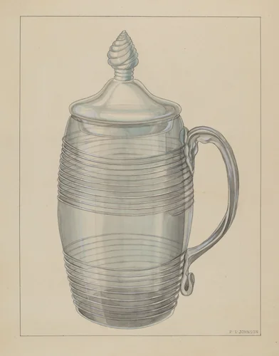 Covered Mug by Philip Johnson, index of american design, 1936