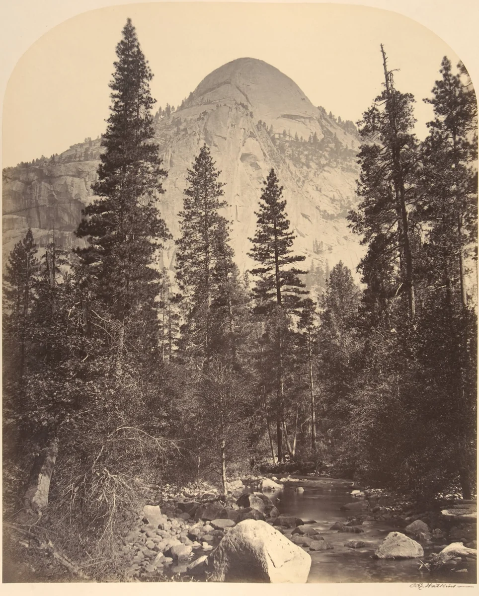 Tacoye, The North Dome, 3729 Feet by Carleton E. Watkins, photograph, 1861