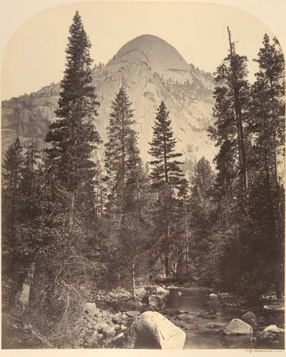 Tacoye, The North Dome, 3729 Feet by Carleton E. Watkins, photograph, 1861