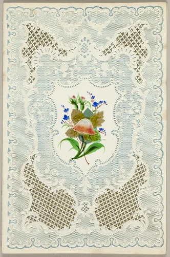 Untitled Valentine (Flowers) by Unknown Artist, other, 1840-1850