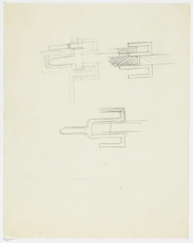 Furniture Details (Elevation sketches) by Ludwig Mies van der Rohe, mies van der rohe archive, 1926