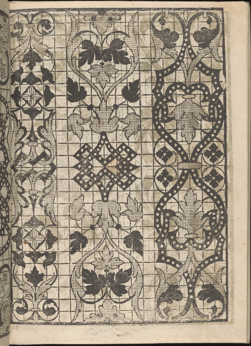 Splendore delle virtuose giovani, page 10 (recto) by Iseppo Foresto, book, 1564