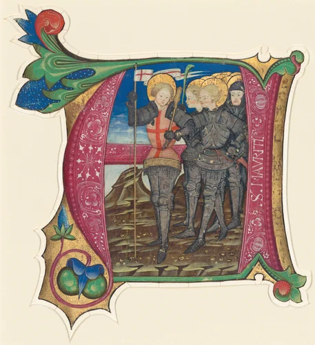 Saint Maurice and the Theban Legion by Italian 15th Century, drawing, 1450-1475