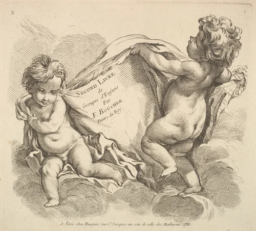 Frontispiece by Gabriel Huquier, print, 1738-1745