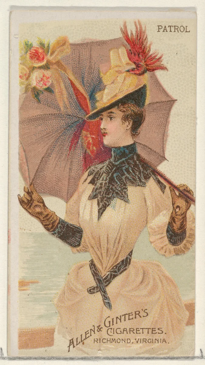 Patrol, from the Parasol Drills series (N18) for Allen & Ginter Cigarettes Brands by Allen & Ginter, print, 1888