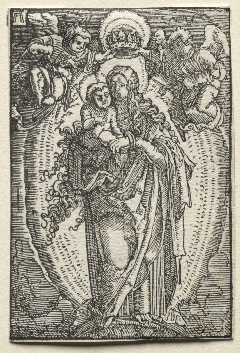 The Fall and Redemption of Man: The Virgin as Queen of Heaven by Albrecht Altdorfer, print, 1510-1520