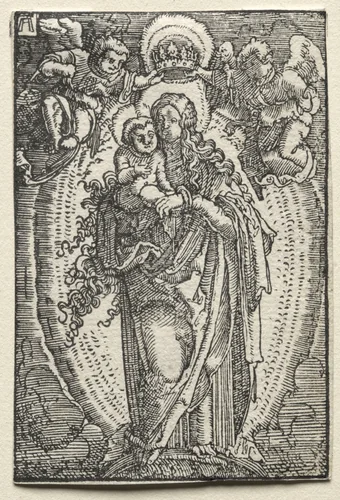 The Fall and Redemption of Man: The Virgin as Queen of Heaven by Albrecht Altdorfer, print, 1510-1520
