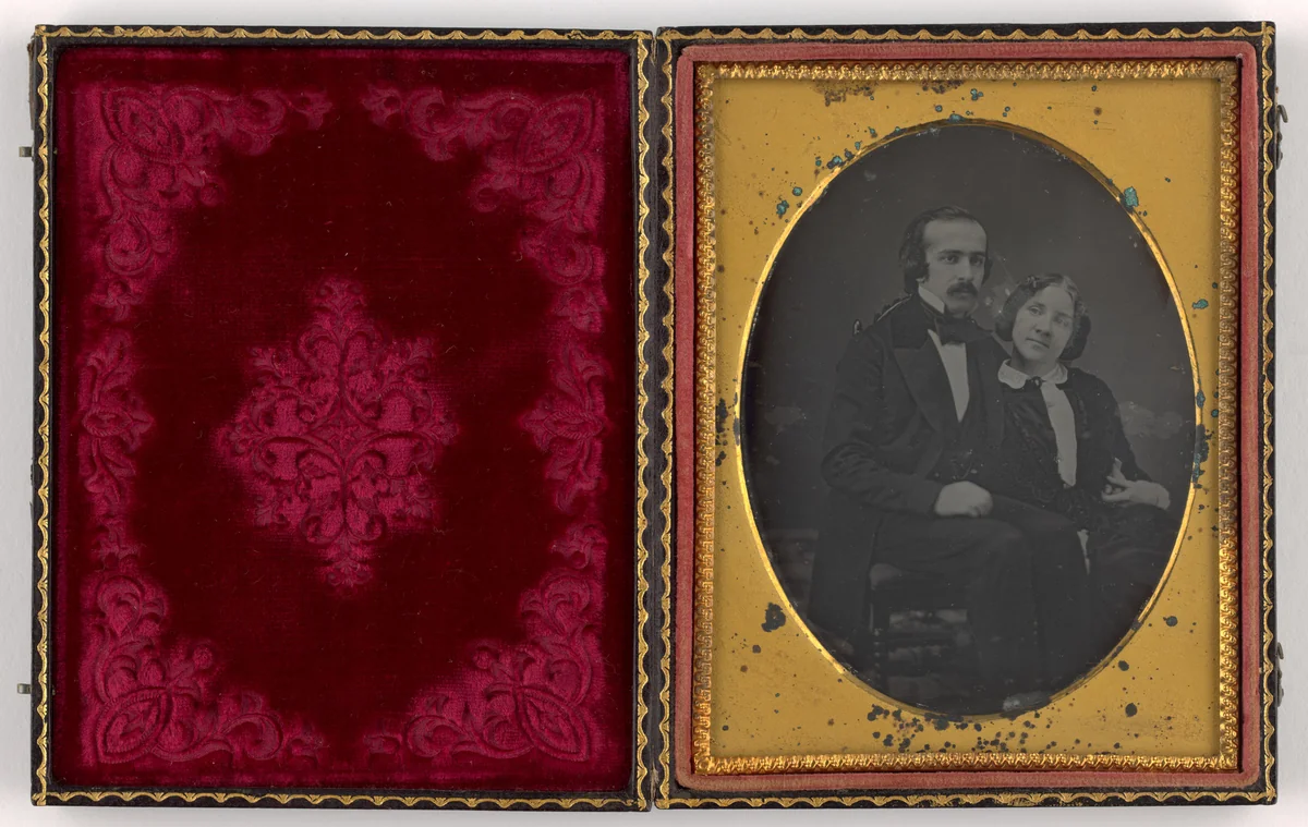 Jenny Lind and Otto Goldschmidt by Unidentified Photographer, photograph, 1850