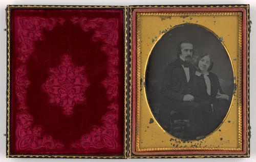 Jenny Lind and Otto Goldschmidt by Unidentified Photographer, photograph, 1850