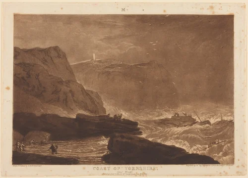 Coast of Yorkshire by Joseph Mallord William Turner, print, 1811