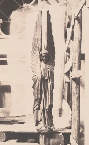 Angel, Sainte-Chapelle by Auguste Mestral, photograph, 1853-1854