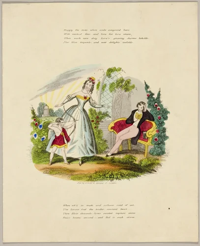 Happy the State (valentine) by Unknown Artist, other, 1837-1847