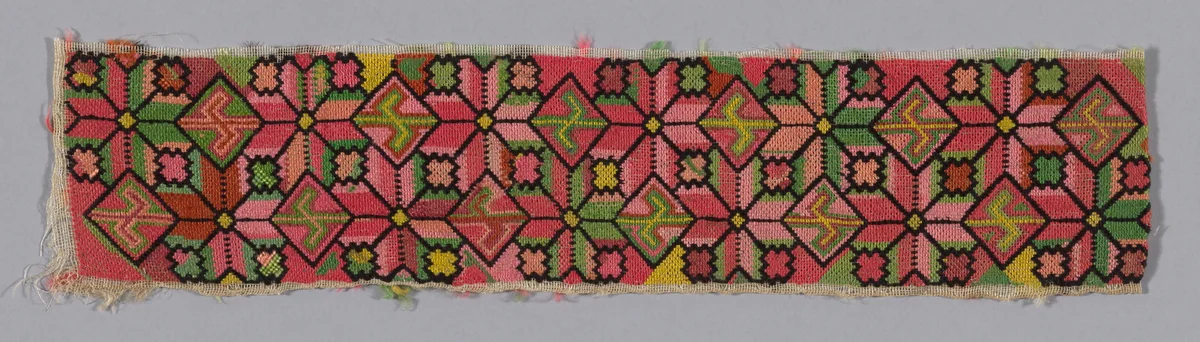 Band (for Woman's Trousers or Robe) by China, textile, 1875-1900