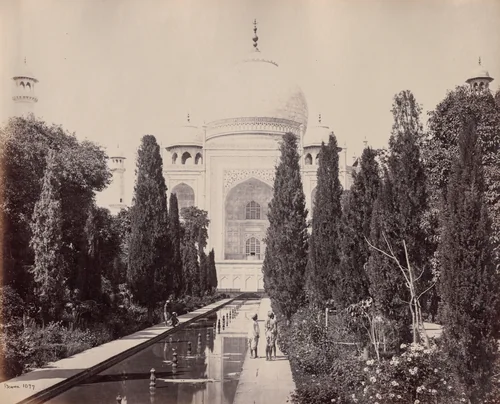 The Taj by Samuel Bourne, photograph, 1860-1869