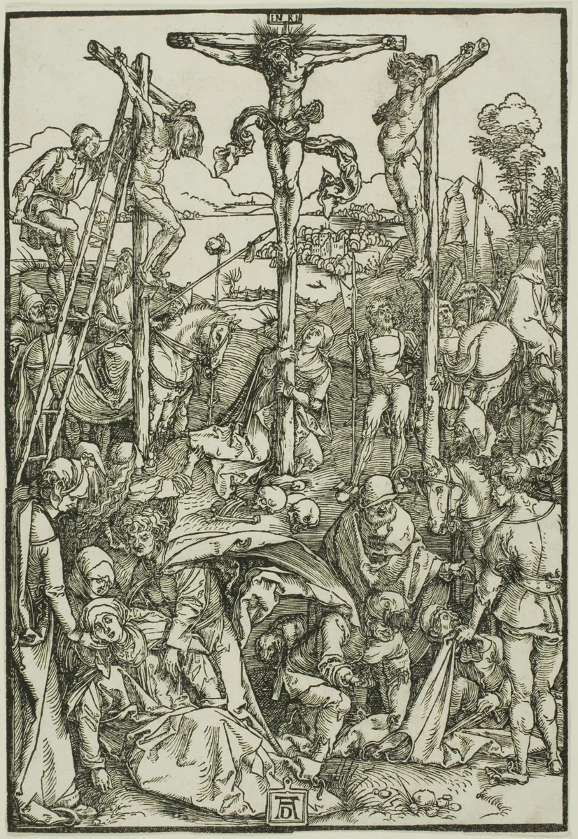 Calvary by Albrecht Dürer, print, 1503-1504