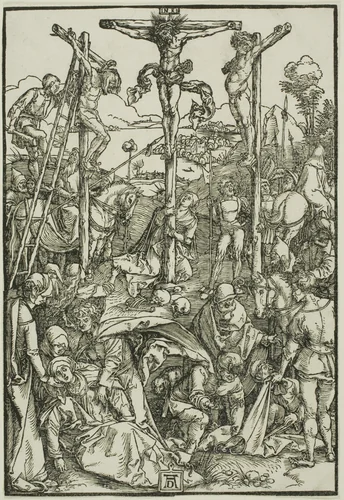 Calvary by Albrecht Dürer, print, 1503-1504