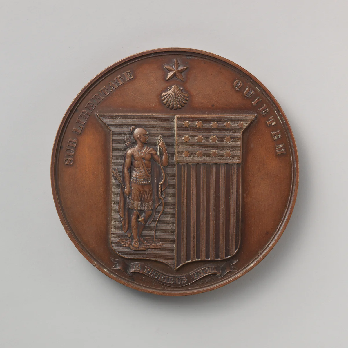 Award of the Massachusetts Humane Society by Benjamin Wyon, metalwork, 1800-1899