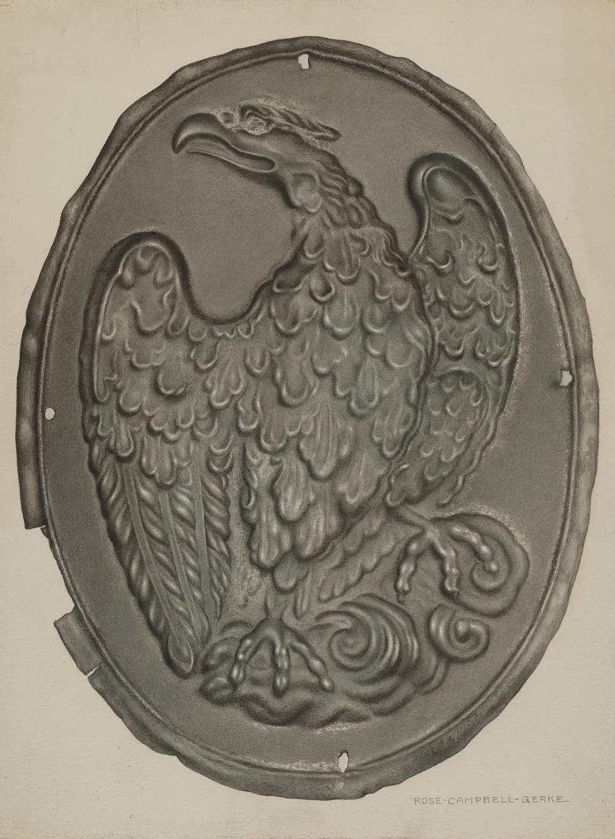 Firemark by Rose Campbell-Gerke, index of american design, 1940