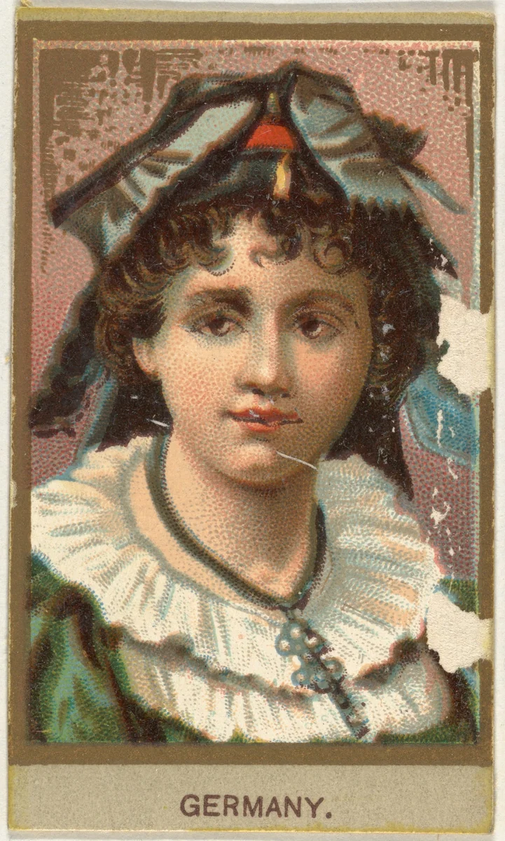 Germany, from the Races of Mankind series (T181) issued by Abdul Cigarettes by Abdul Cigarettes, print, 1881