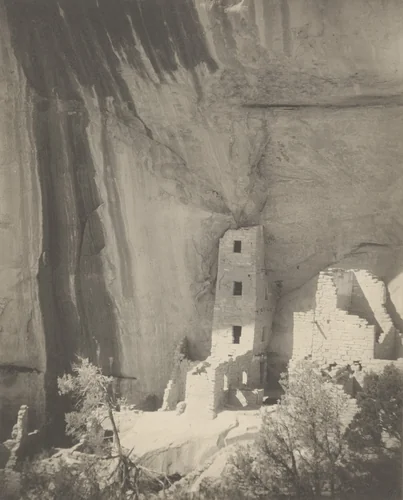 Square Tower House by Laura Gilpin, photograph, 1925