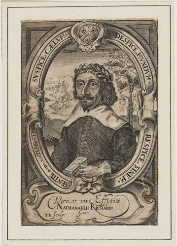 Nathaniel Richards, Dramatist by Thomas Rawlins, print, 1640