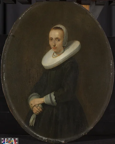 Portrait of Johanna Bardoel (d. after 1667) by Gerard ter Borch, painting, 1644