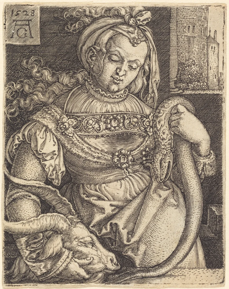 Intemperance by Heinrich Aldegrever, print, 1528