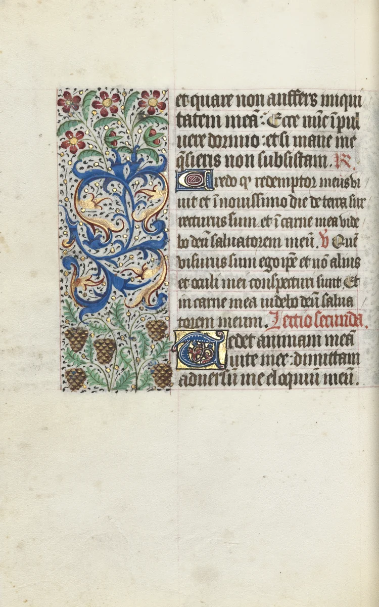 Book of Hours (Use of Rouen): fol. 115v by Master of the Geneva Latini, book, 1465-1475