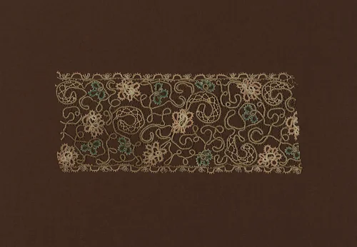 Braid by France or England, textile, 1650-1675