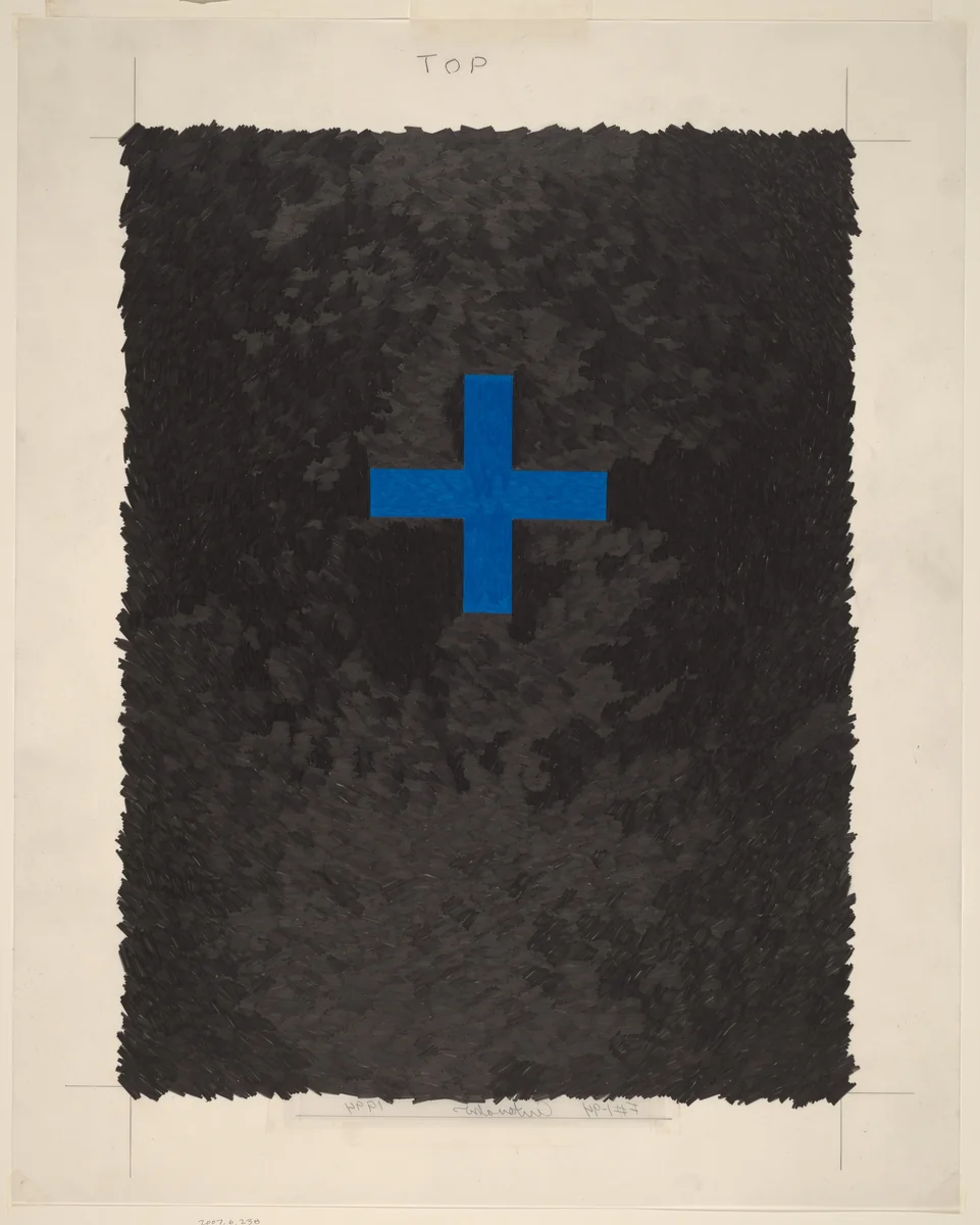 Untitled Drawing F#1 - 94 by Stephen Antonakos, drawing, 1994