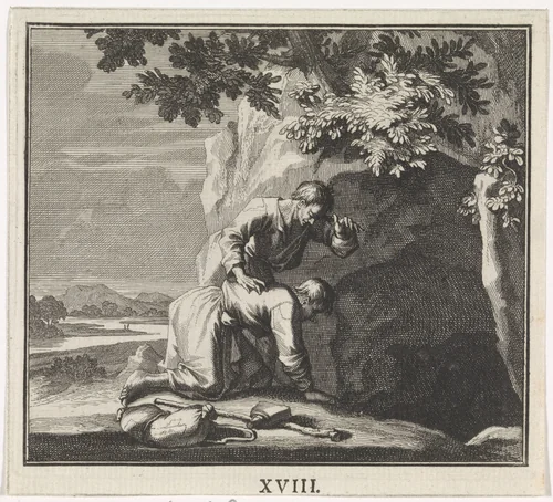 Embleem: grot by Caspar Luyken, print, 1700