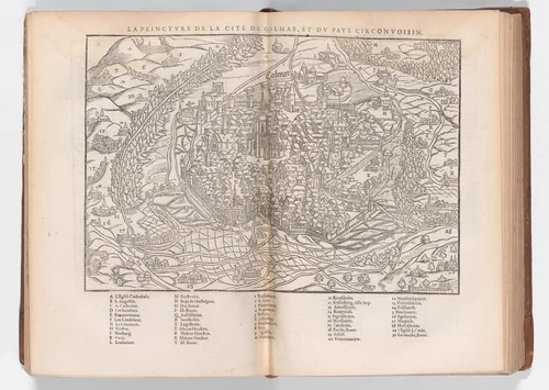 La cosmographie universelle de tout le monde, volume 1 by Sebastian Münster, book, 1575