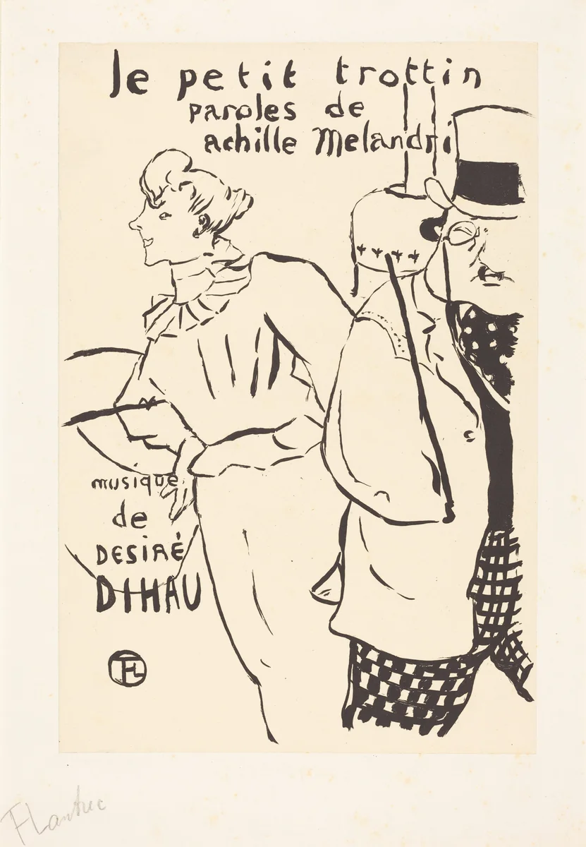 The Little Errand-Girl (Le petit trottin) by Henri de Toulouse-Lautrec, print, 1893