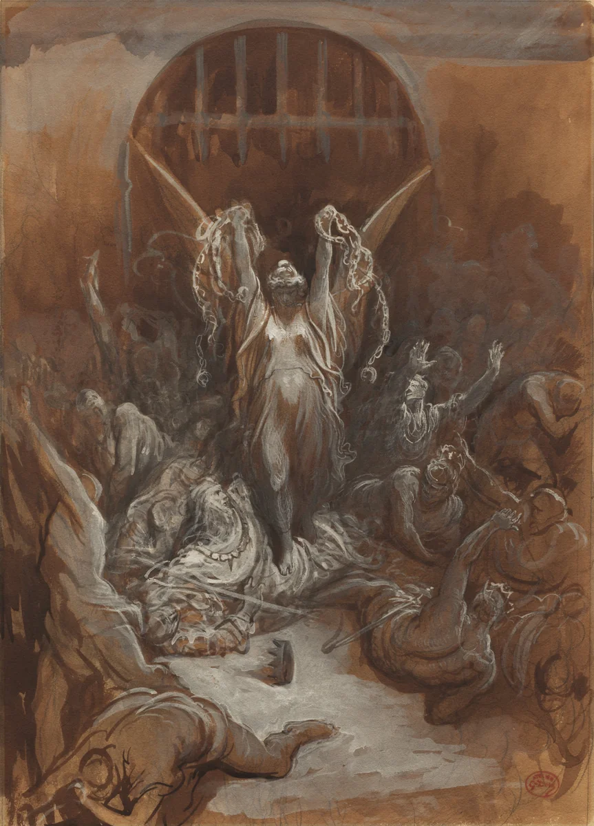 Liberty by Gustave Doré, drawing, 1860-1880