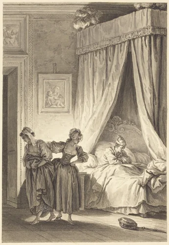 La gageure des trois commeres: La servante by Philippe Triere
Antoine-Jean Duclos
Jean Honoré Fragonard, print, 1756-1815