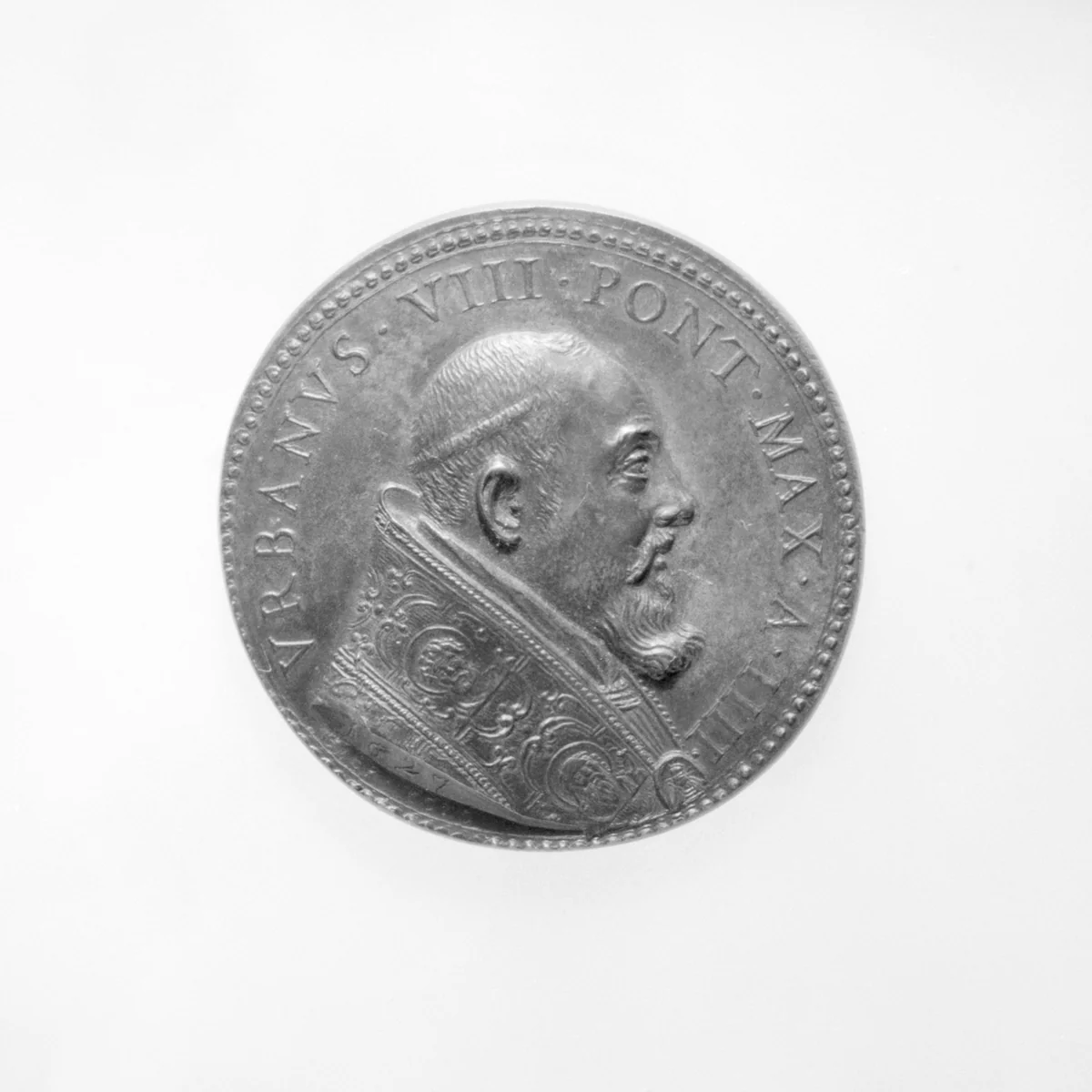 Urban VIII (Pope, 1623–44) by Gasparo Mola, metalwork, 1627