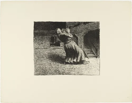 The Invisible 1 (Das Unsichtbare 1) from The Dead Day (Der tote Tag) by Ernst Barlach, print, 1910
