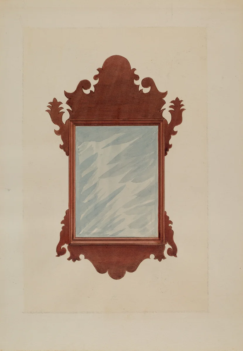 Mirror by Fred Weiss, index of american design, 1936