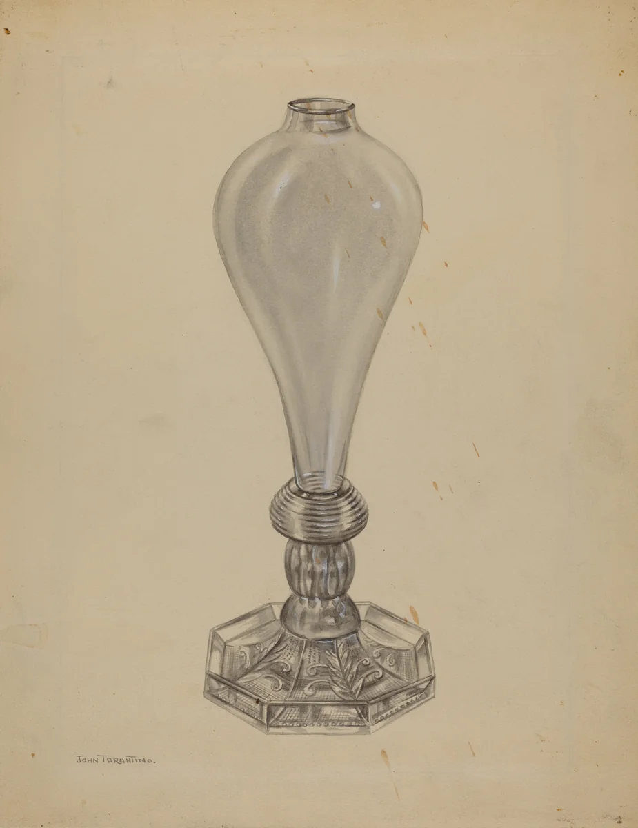Lamp by John Tarantino, index of american design, 1936