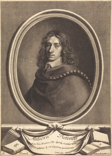 John Evelyn by Robert Nanteuil, print, 1650