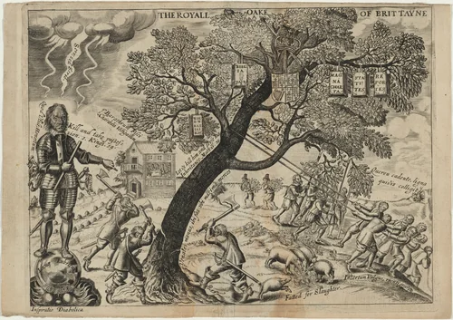 Oliver Cromwell by Unknown 19th Century, print, 1800-1899