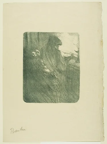 The Old Flirts, from Mélodies de Désiré Dihau by Henri de Toulouse-Lautrec, print, 1895