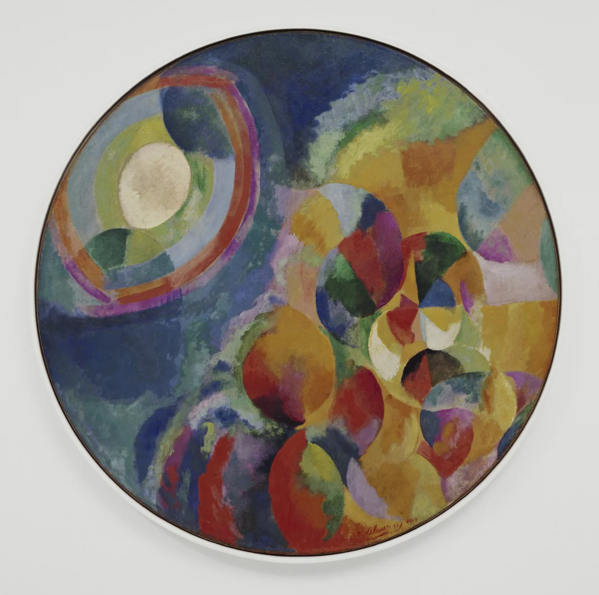 Simultaneous Contrasts: Sun and Moon by Robert Delaunay, painting, 1913