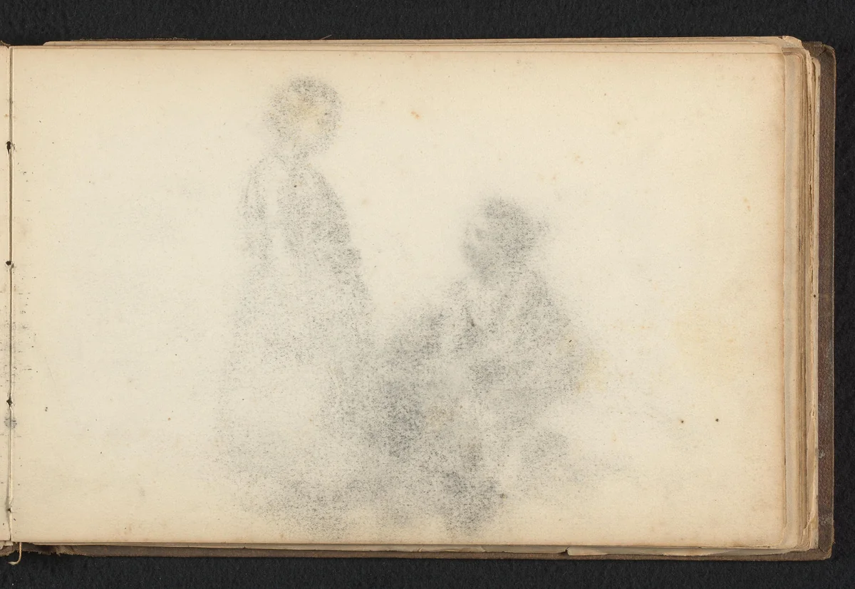 Abklatsch van pagina 30 by Jan Bedijs Tom, drawing, 1823-1894