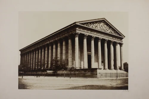 Church of the Madeleine (Eglise de la Madeleine) by Édouard Baldus, photograph, 1855-1865